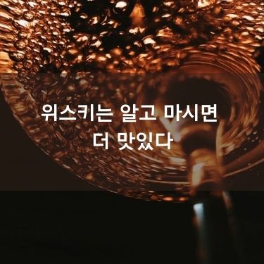위스키는 알고 마시면 더 맛있다