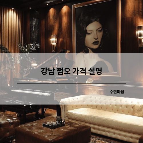 강남 쩜오 가격